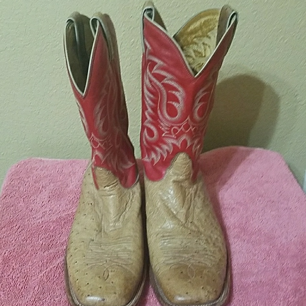 Mens Nocona ostrich boots
